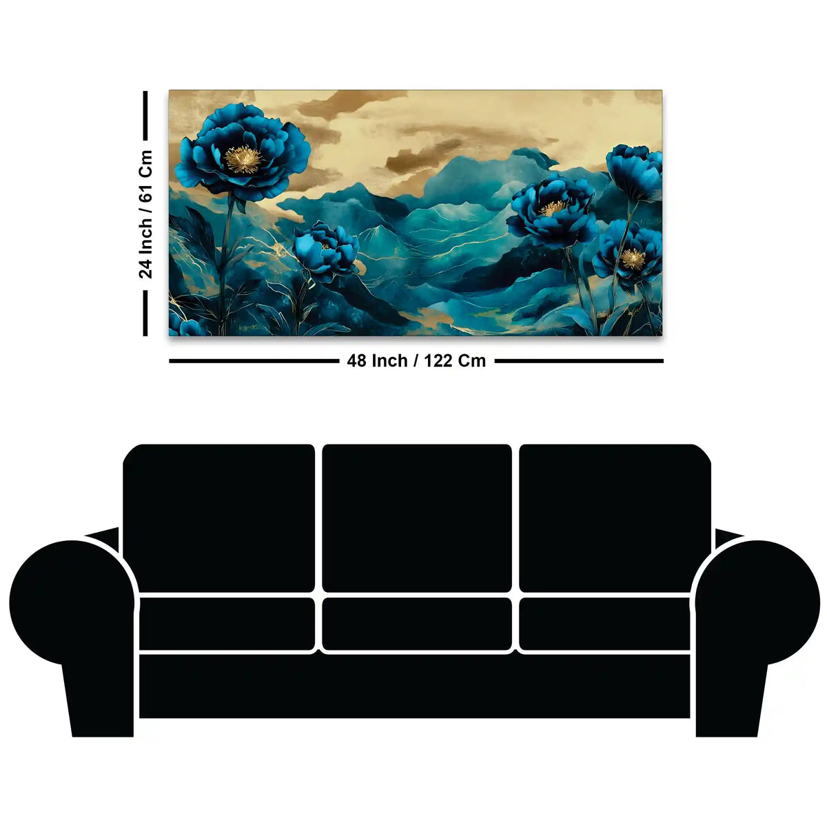 Elegant Floral Wall Décor Canvas Wall Painting