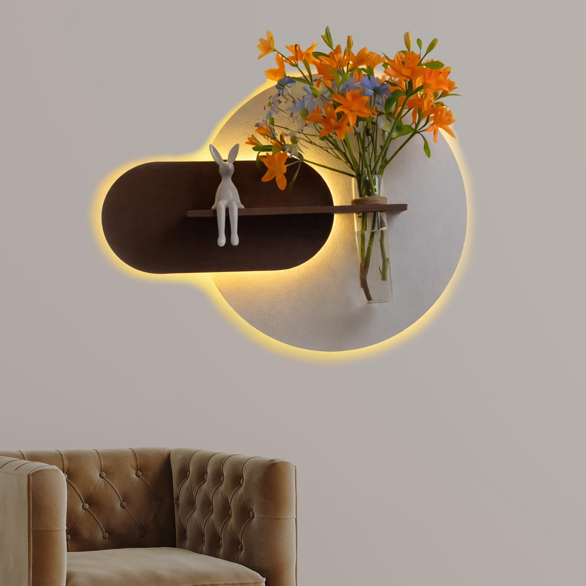 Elegant LED Wall Mounted Decor for Bedroom and Living Room
