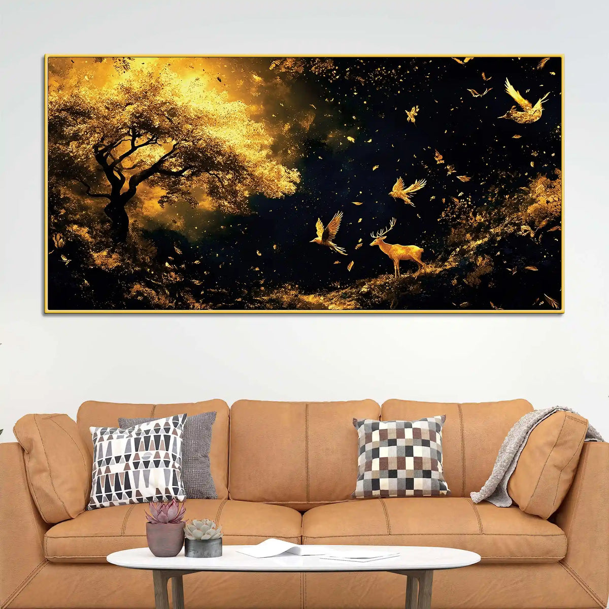 Elegant Luxury Abstract Wall Art Canvas Painting for Home Decoration