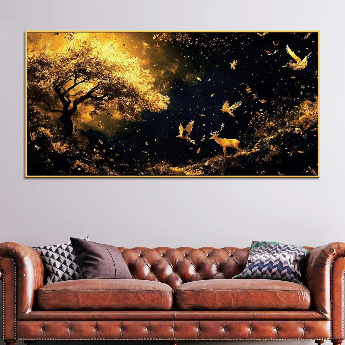 Elegant Luxury Abstract Wall Art Canvas Painting for Home Decoration