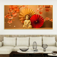 Elegant Luxury Buddha Wall Painting for Modern Living Room