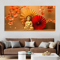 Elegant Luxury Buddha Wall Painting for Modern Living Room