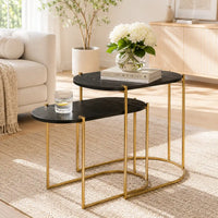 Elegant Modern Nesting Tables for Living Room Decor