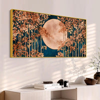 Elegant Moonlight Forest Canvas Wall Art Painting