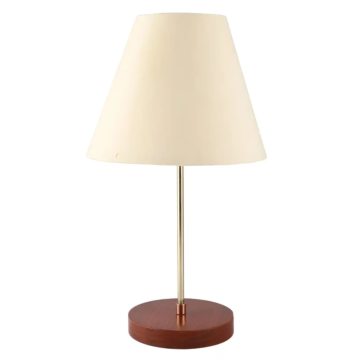 Elegant Night Lamp with Aluminum Base Table Lamp Shade