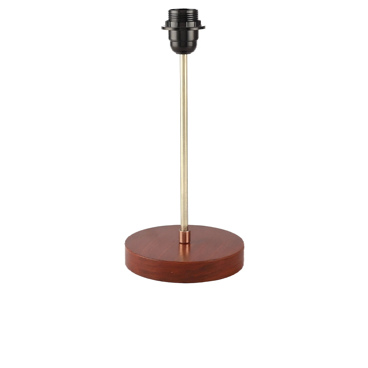 Elegant Night Lamp with Wooden Base Table Lamp White Shade