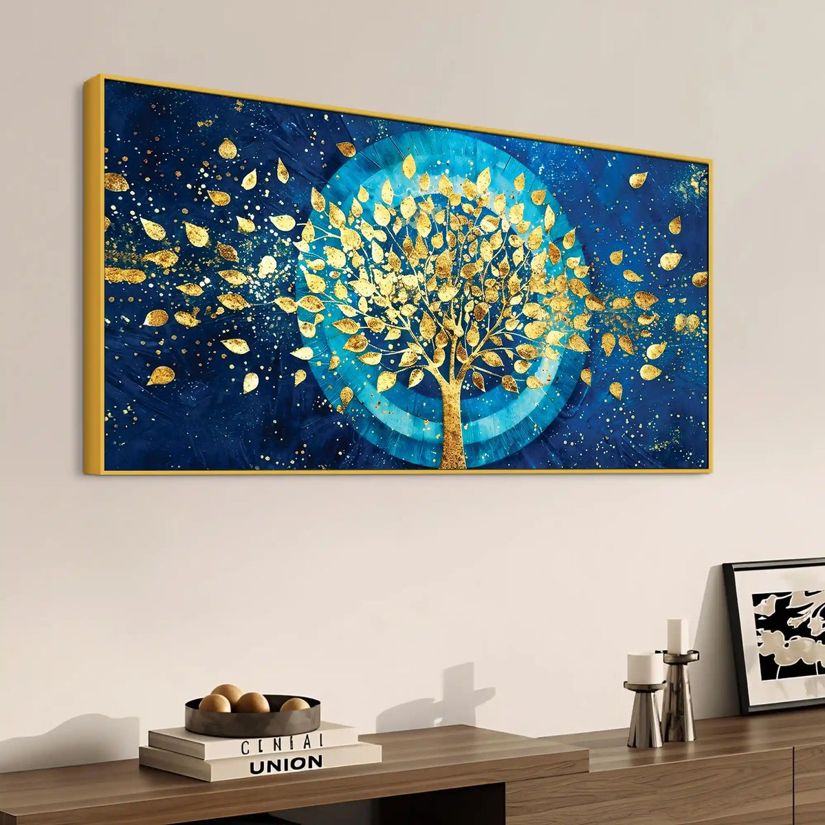 Elegant Tree of Life Abstract Canvas Painting for Home & Office Décor