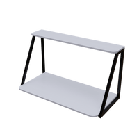 Elegant Wooden Wall Mounted Desk for Books & Display Decor