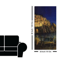 Evening at The Coast of Amalfi in Italy Wall Painting