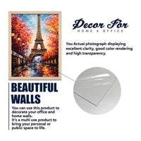 Floral & Paris Wall Frame Set of Four