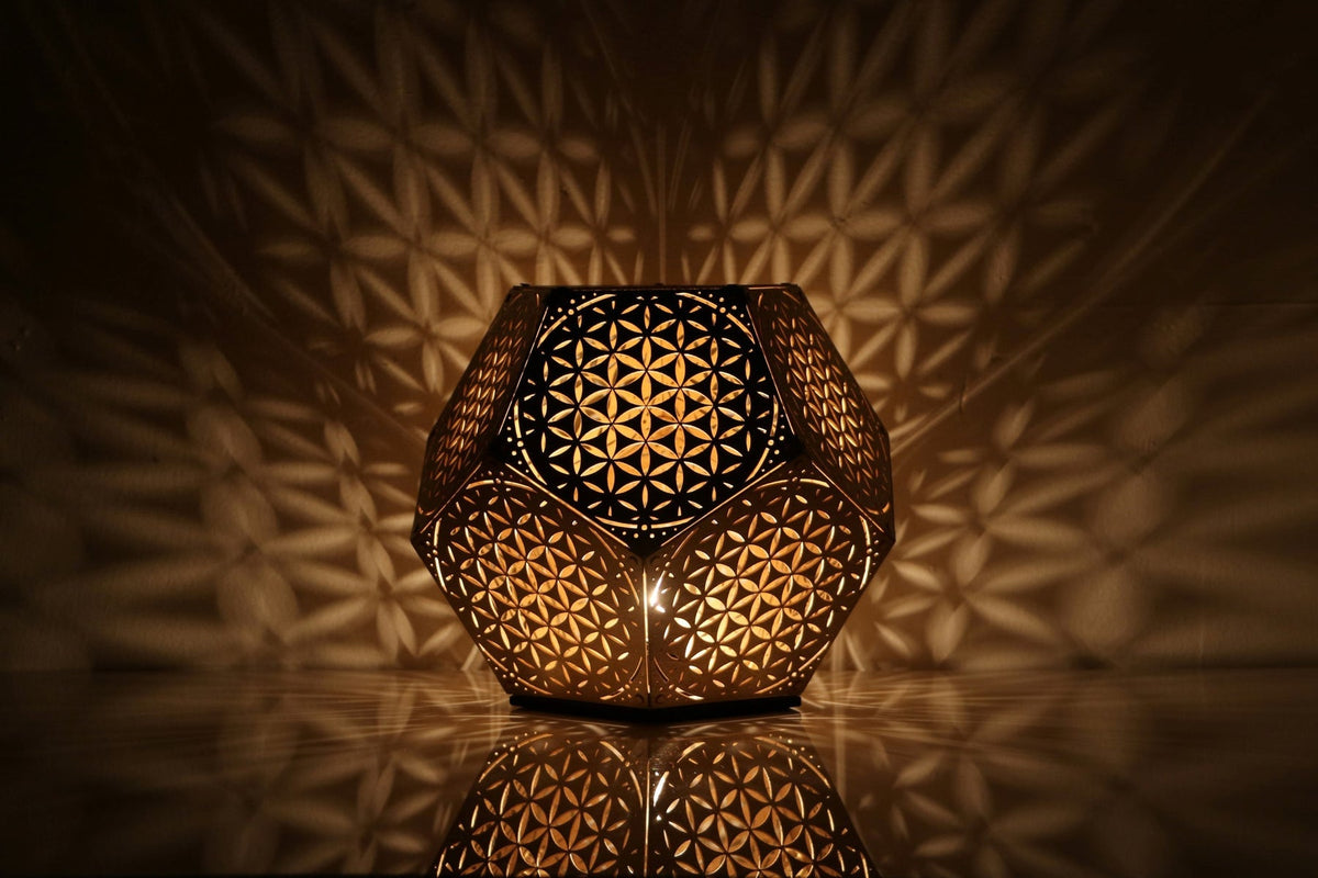 Flower of Life Shadow Table Lamp