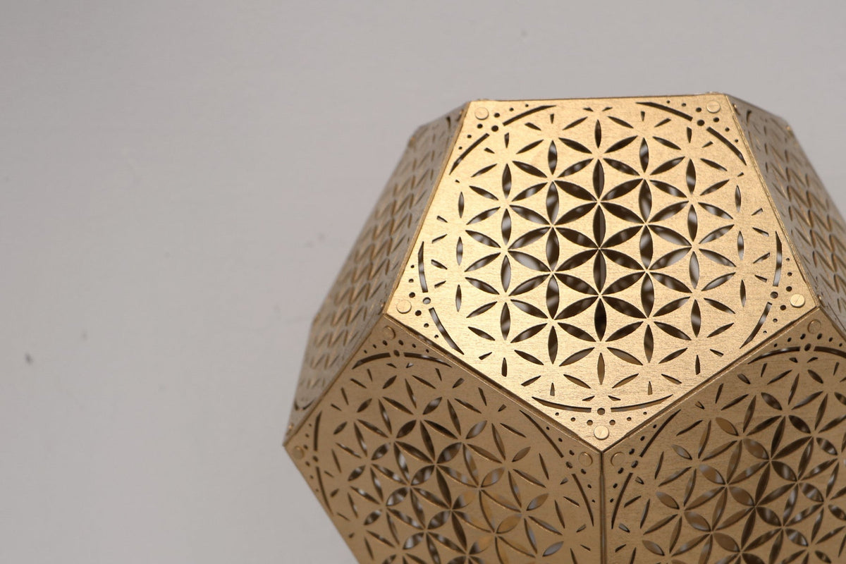 Flower of Life Shadow Table Lamp