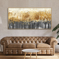 Forest Splatter Abstract Art Canvas Wall Painting