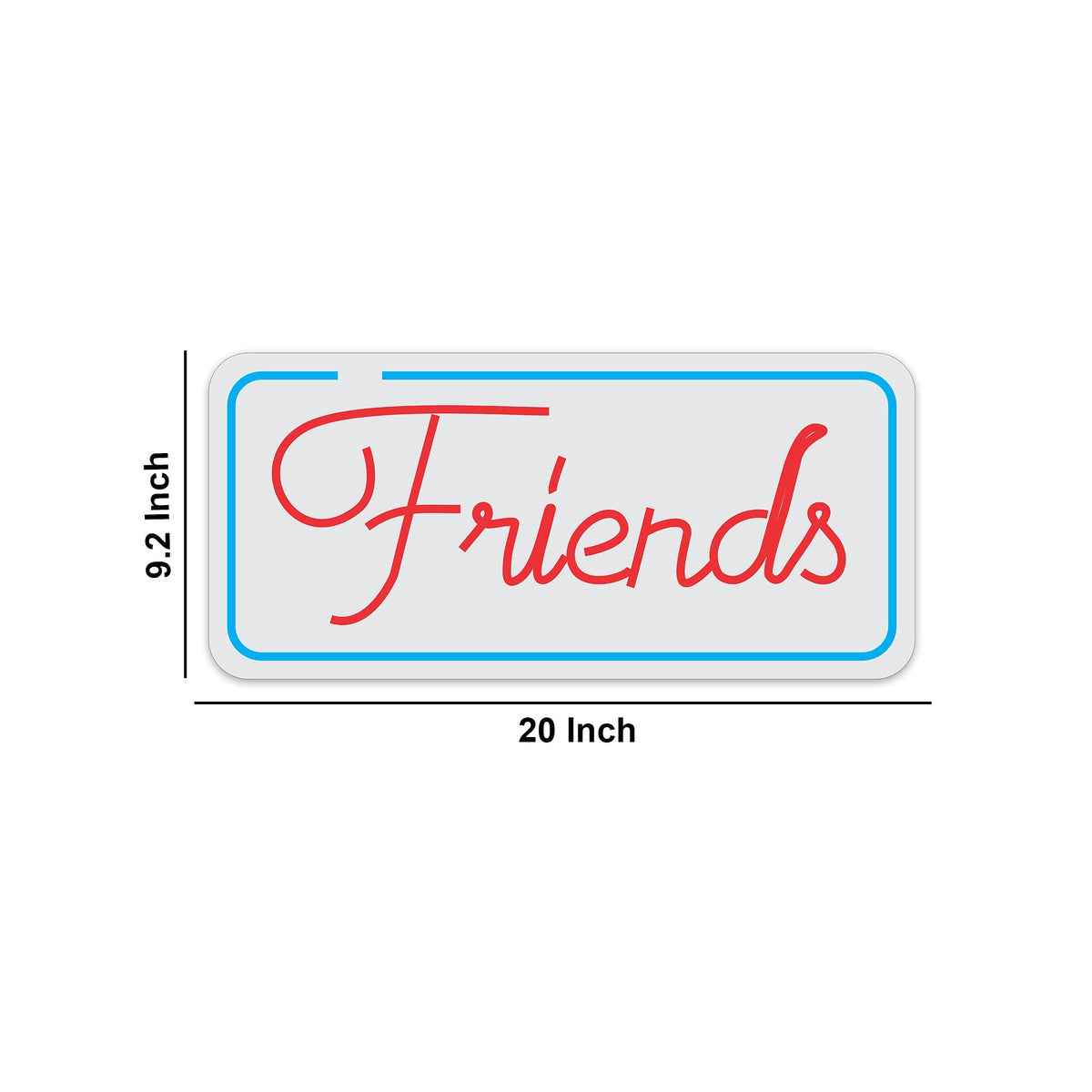 Friends Text Neon Sign LED Light