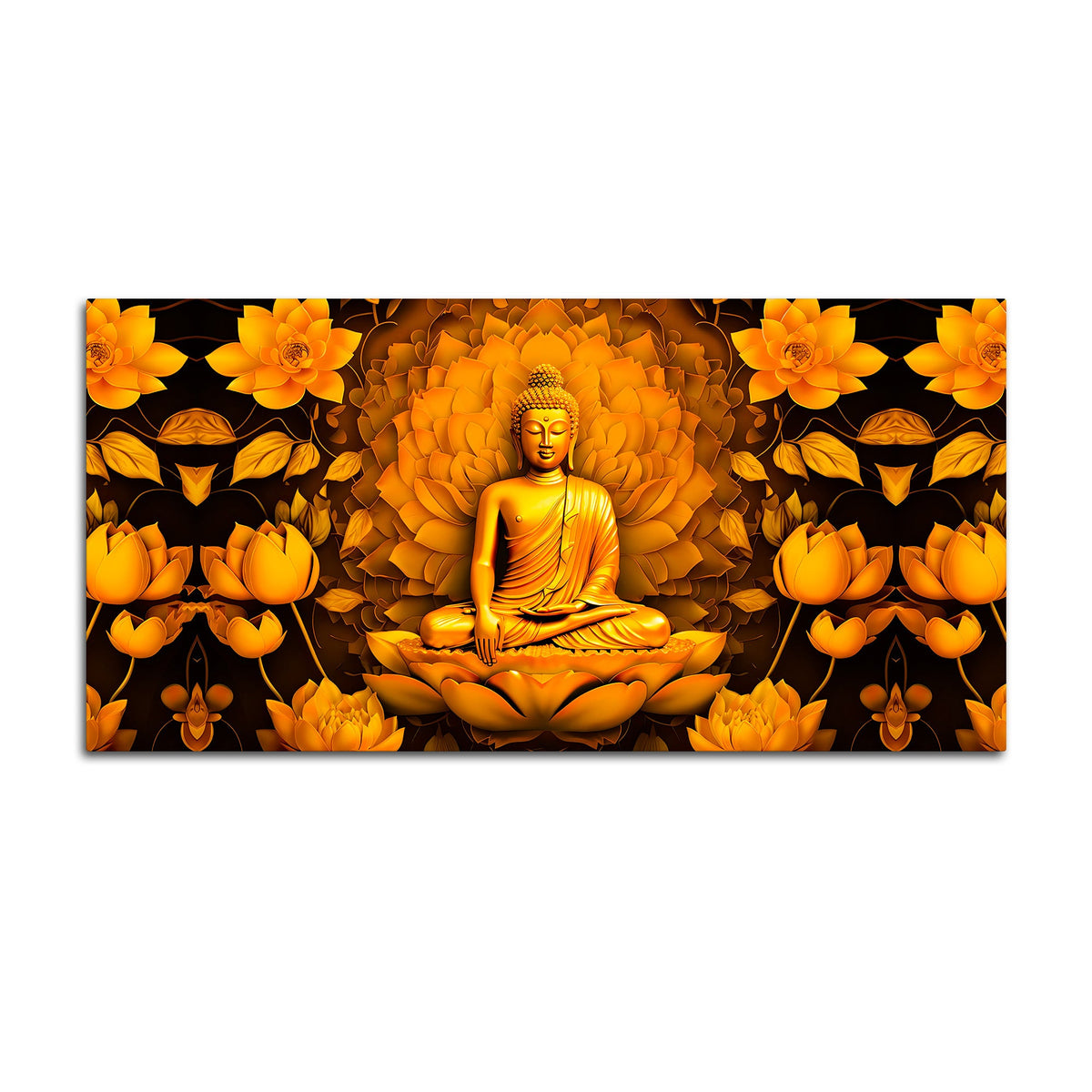 Gautam Buddha Wall Painting for Home Decoration