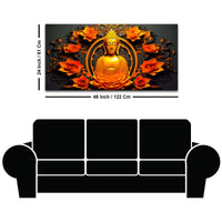 Gautam Buddha Wall Painting for Office & Home Décor