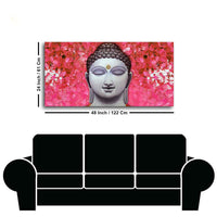 God Buddha Portrait Canvas Wall Painting