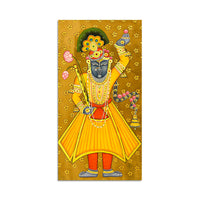 God Shrinath Ji Canvas Painting | Devotional Indian Wall Decor Art