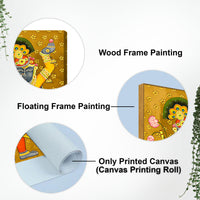 God Shrinath Ji Canvas Painting | Devotional Indian Wall Decor Art