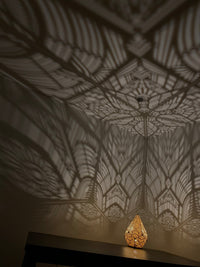 Golden Pointed Decorative Table Light