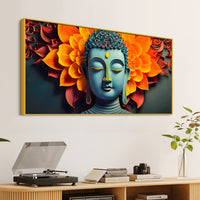 Graceful Buddha Wall Painting for Calm Living Spaces