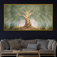 Grand Tree of Life Crystal Glass Wall Painting