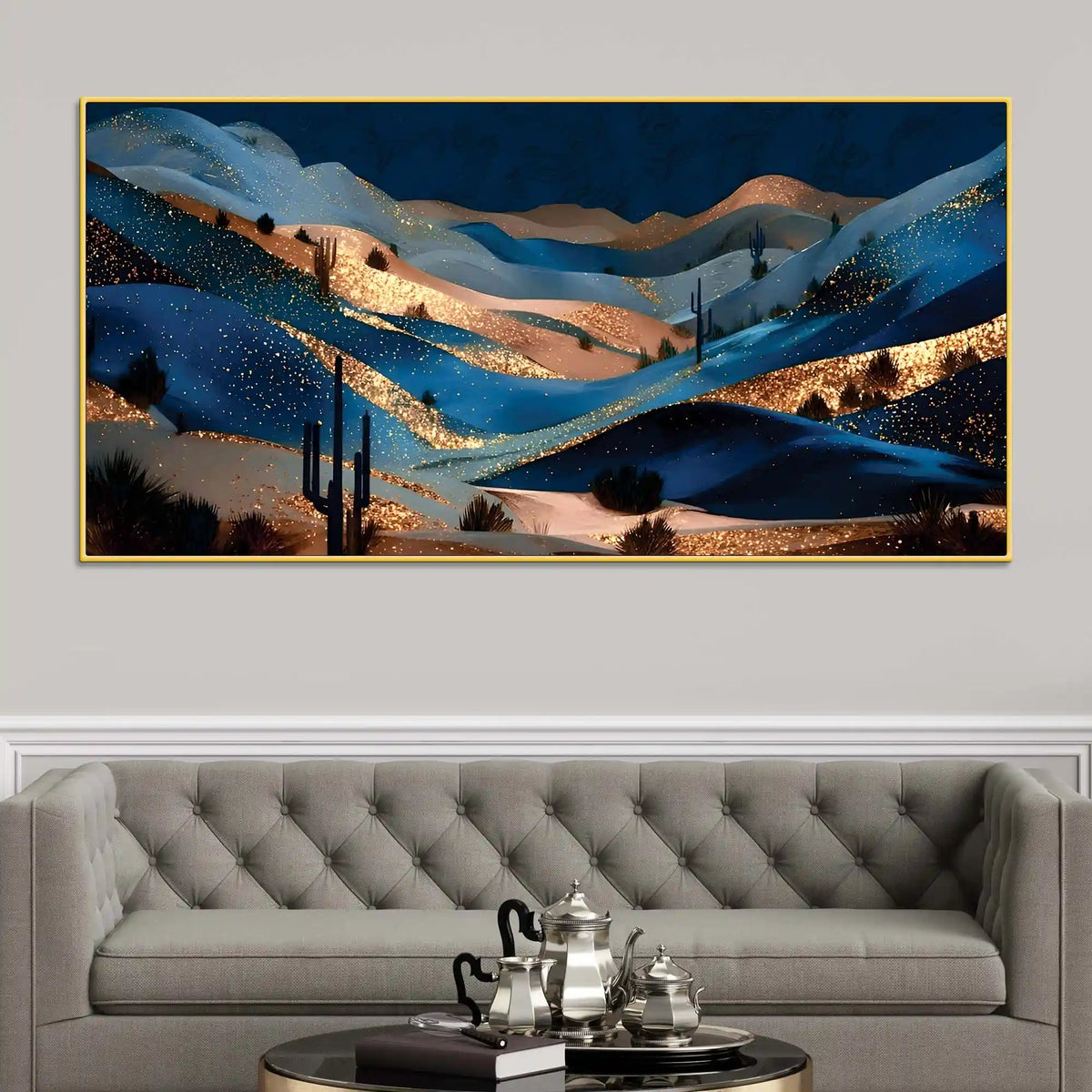 Handcrafted Style Abstract Canvas Wall Art Painting