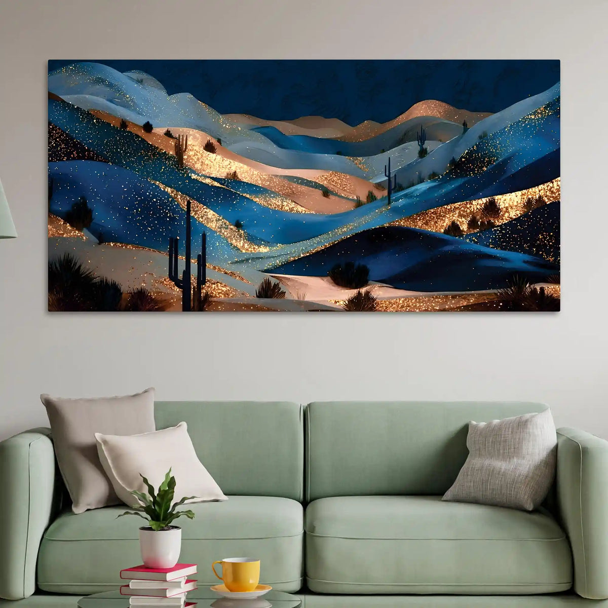 Handcrafted Style Abstract Canvas Wall Art Painting