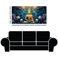 Handcrafted Style Buddha Painting for Artistic Interiors