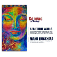 Head of Lord Buddha Canvas Wall Painting