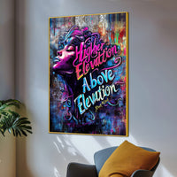 Higher Elevation Above Elevation Cotton Canvas Wall Painting