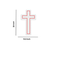 Holy Christian Cross Sign LED Neon Light