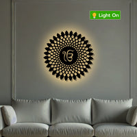 Ikk Onkaar Sacred Sikh Symbol Metal Art Wall Decor