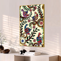 Indian Birds Canvas Painting | Nature Inspired Wall Decor & Gifting