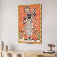 Indian Pichwai Shrinathji Wall Painting | Pichwai Style Canvas Decor