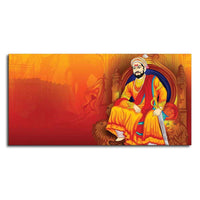 Indian Warrior Chhatrapati Shivaji Maharaj Wall Painting