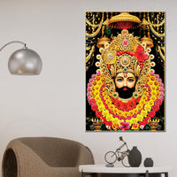 Khatu Shyam Ji Canvas Painting | Indian Religious Wall Art