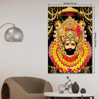 Khatu Shyam Ji Canvas Painting | Indian Religious Wall Art