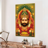 Khatu Shyam Ji Canvas Painting | Spiritual Home Decor
