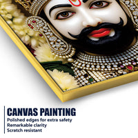 Khatu Shyam Ji Devotional Canvas Wall Painting | Pooja Room Home Decor