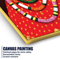 Khatu Shyam Ji Traditional Canvas Painting | Mandir Wall Décor