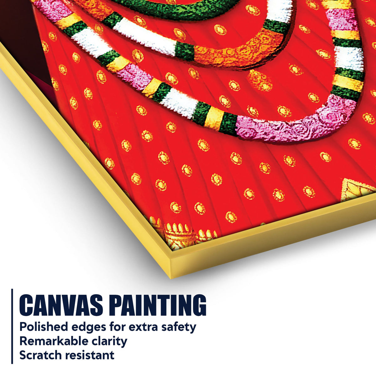 Khatu Shyam Ji Traditional Canvas Painting | Mandir Wall Décor