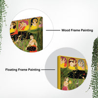 Krishna Raas Leela Painting with Gopis Pichwai Art Painting