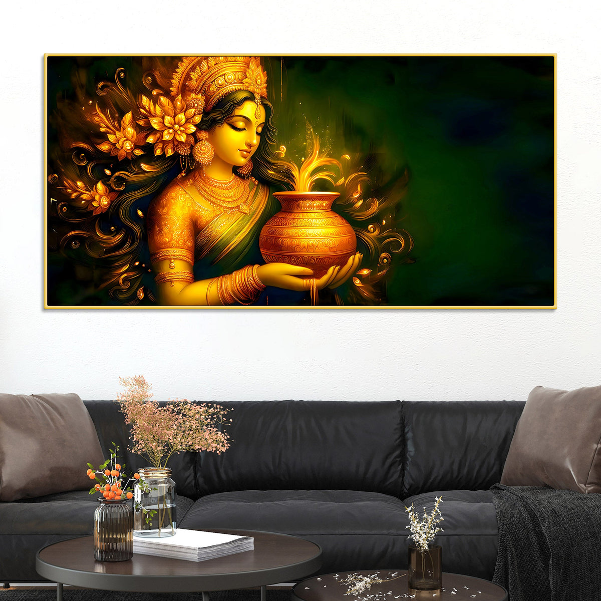 Lakshmi Mata Wall Home Décor Painting