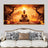 Large Buddha Wall Painting â€“ Elegant Living Room Decor