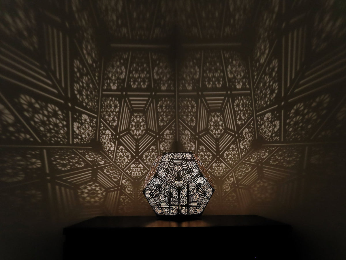 Laser-Cut Decorative Table Light