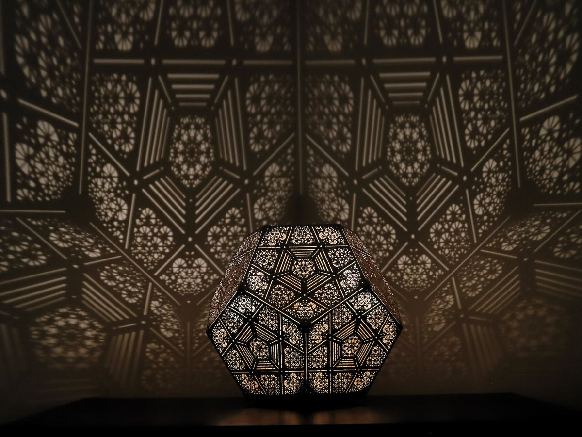 Laser-Cut Decorative Table Light