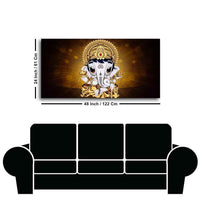 Little Lord Ganesha Premium Wall Painting