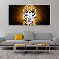 Little Lord Ganesha Premium Wall Painting