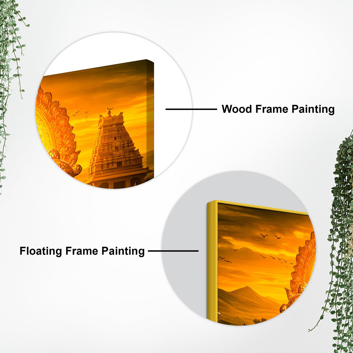 Lord Balaji Canvas Wall Painting for Home & Mandir